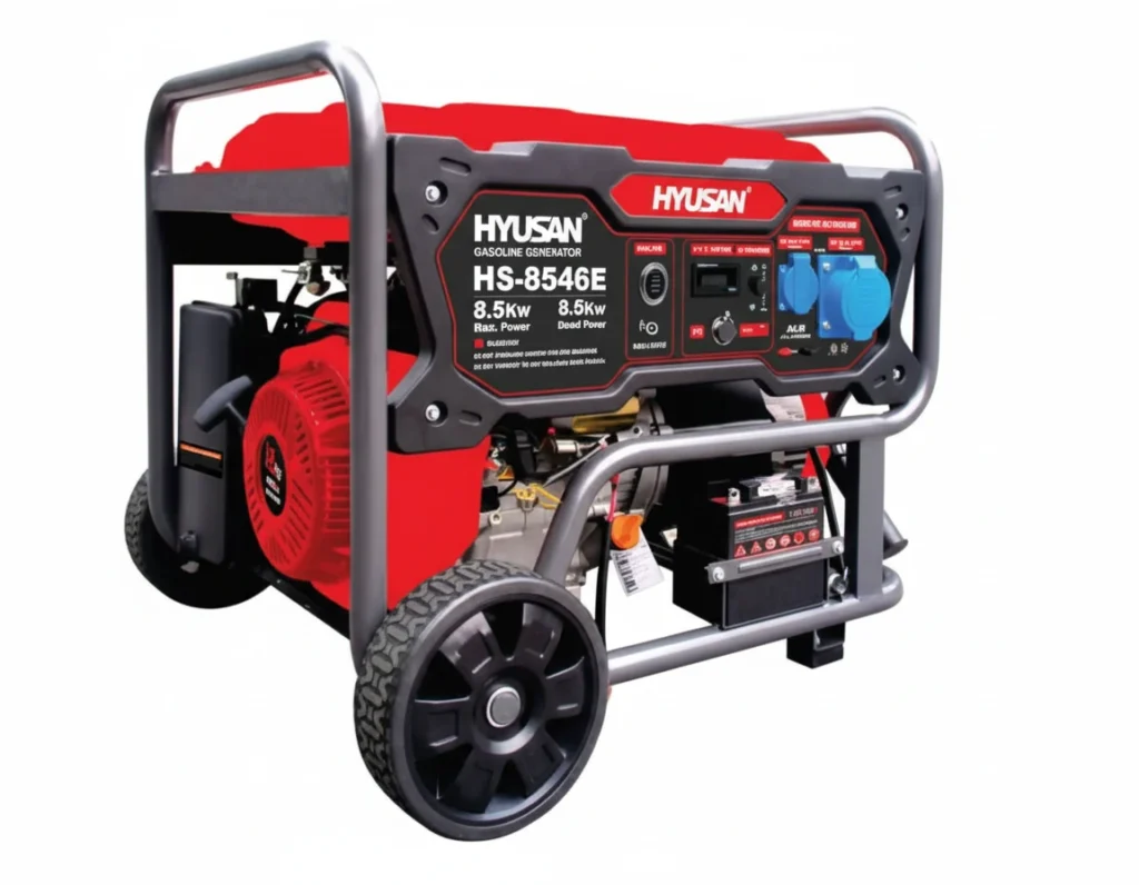 موتور برق بنزینی 8.5 کیلو وات هیوسان مدل HS-8546E